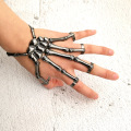 Halloween punk exaggerated ghost hand skull bracelet metal texture ligature bracelet